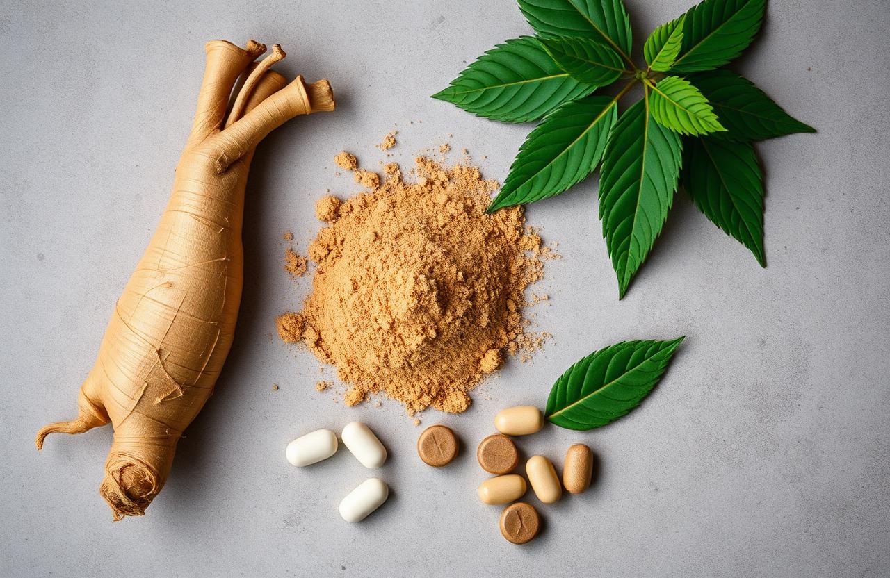 Natürliche Inhaltsstoffe von Elvra ME — Ginseng, Maca, Tribulus